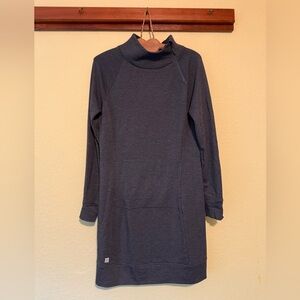 Title Nine Women's Guthrie dress small, sweatshirt dress gray French terry
